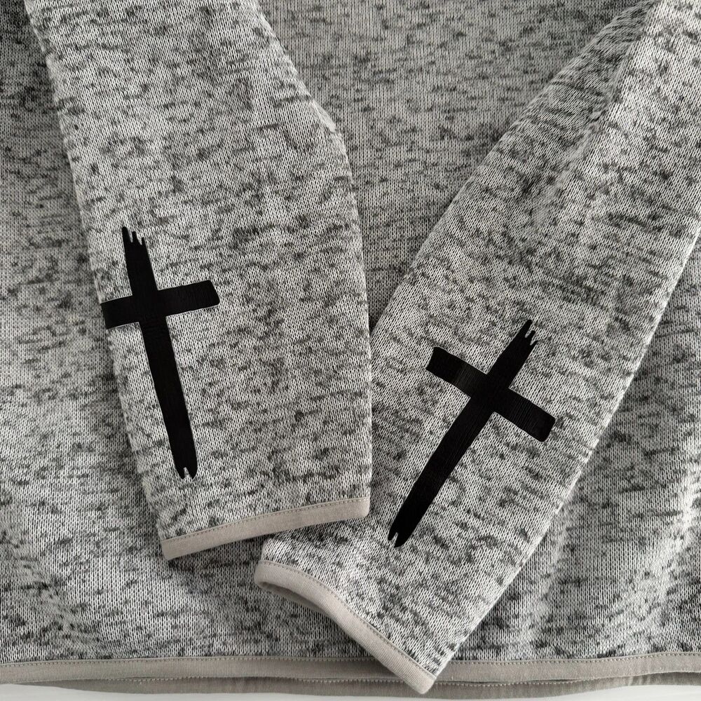 Unisex Hoodie- For God so Loved the World- Faith Sweatshirt Size L/XL - Picture 11 of 11